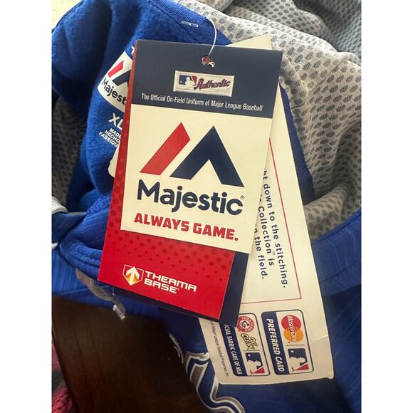 NWT Kansas City Royals MLB Majestic 2015 Postseason Take October KC Hoodie XL - Picture 7 of 10